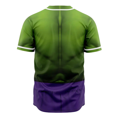 Back view of anime-inspired baseball jersey by Anime Fiber.