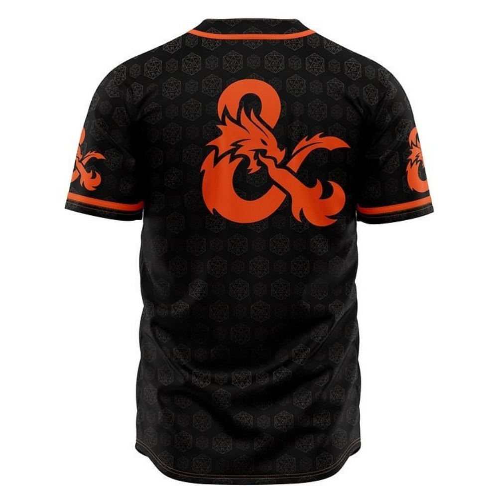Dungeons & Dragons Anime Baseball Jersey | Fantasy Streetwear