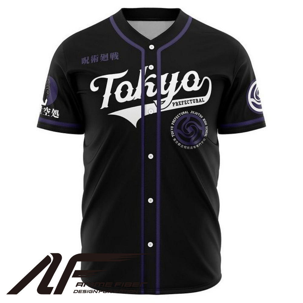 Tokyo Jujutsu High Anime Baseball Jersey | Jujutsu Kaisen Streetwear
