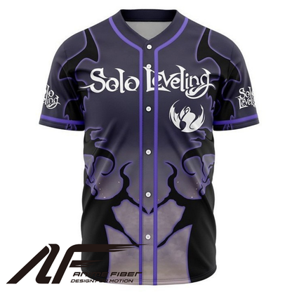 Solo Leveling Anime Baseball Jersey | Shadow Monarch Streetwear