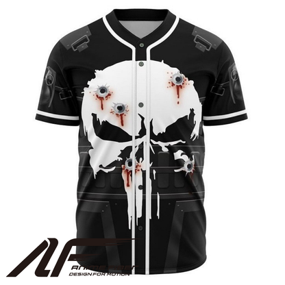 Punisher Anime Baseball Jersey | Movie Streetwear