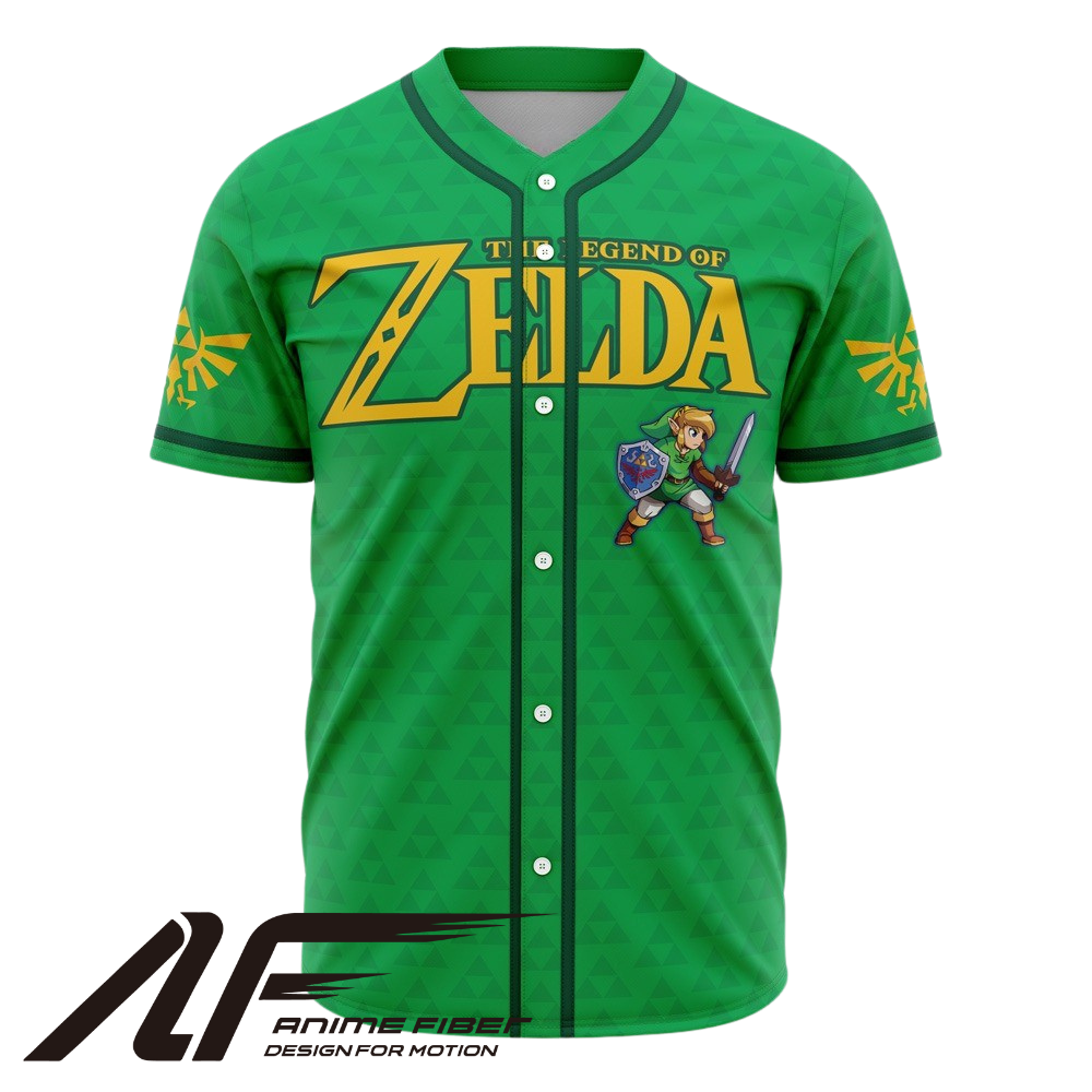 Link Baseball Jersey | Legend of Zelda Anime Jersey