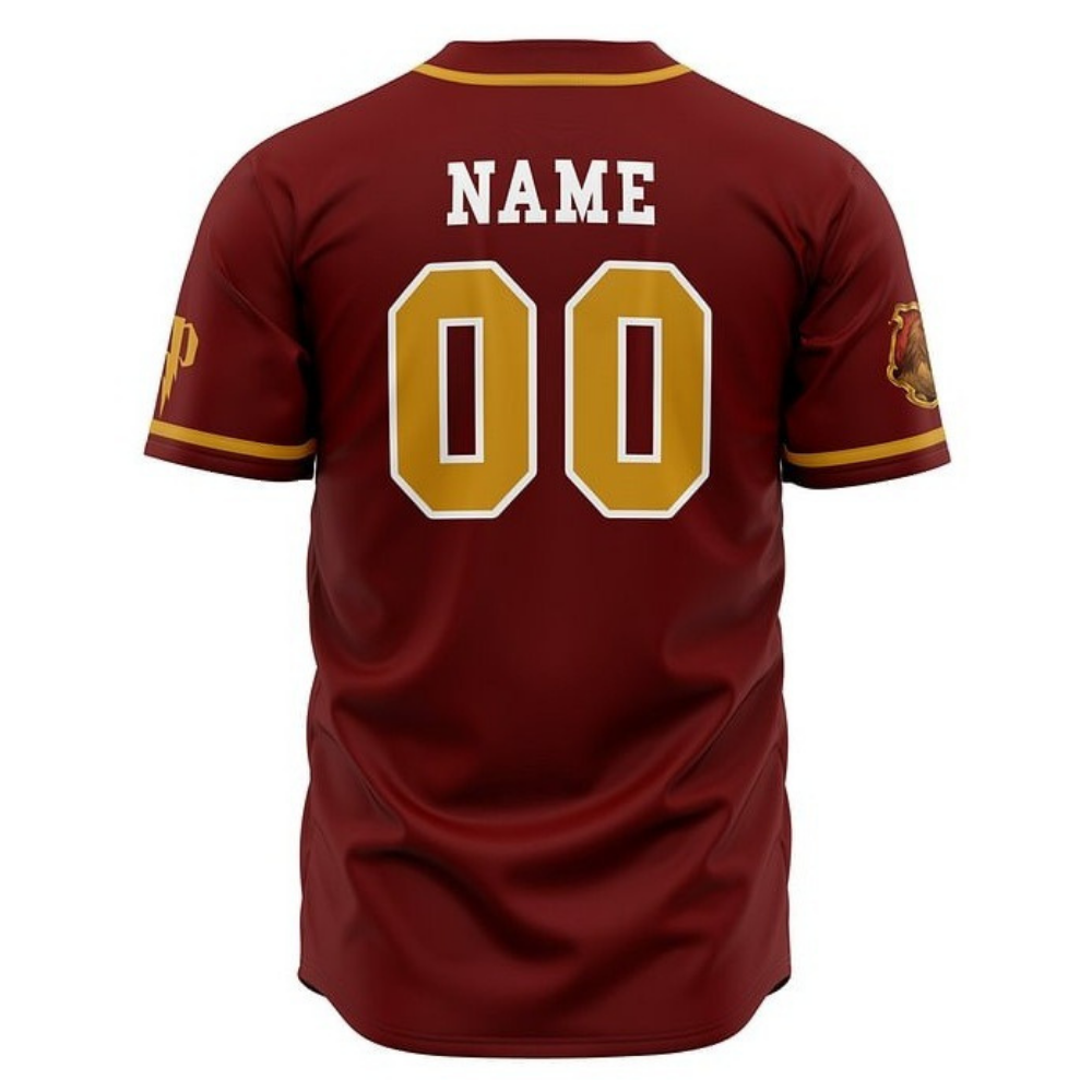 Gryffindor Anime Baseball Jersey | Harry Potter Streetwear