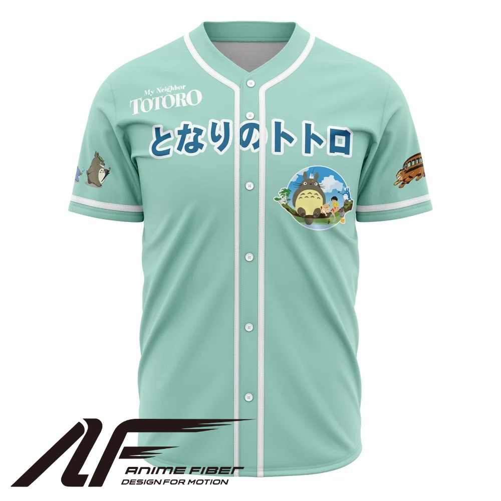 My Neighbor Totoro Baseball Jersey | Studio Ghibli Anime Jersey