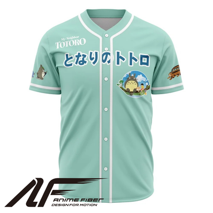 My Neighbor Totoro Baseball Jersey | Studio Ghibli Anime Jersey