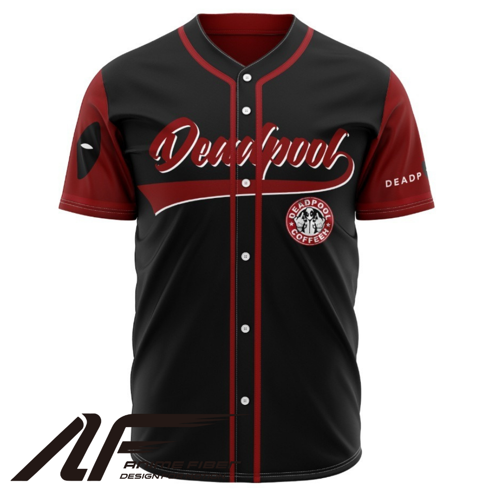Deadpool Anime Baseball Jersey | Marvel Streetwear