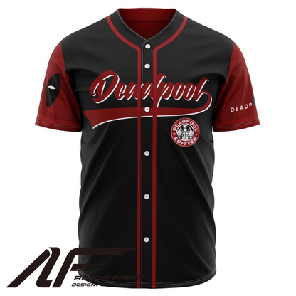 Deadpool Anime Baseball Jersey | Marvel Streetwear