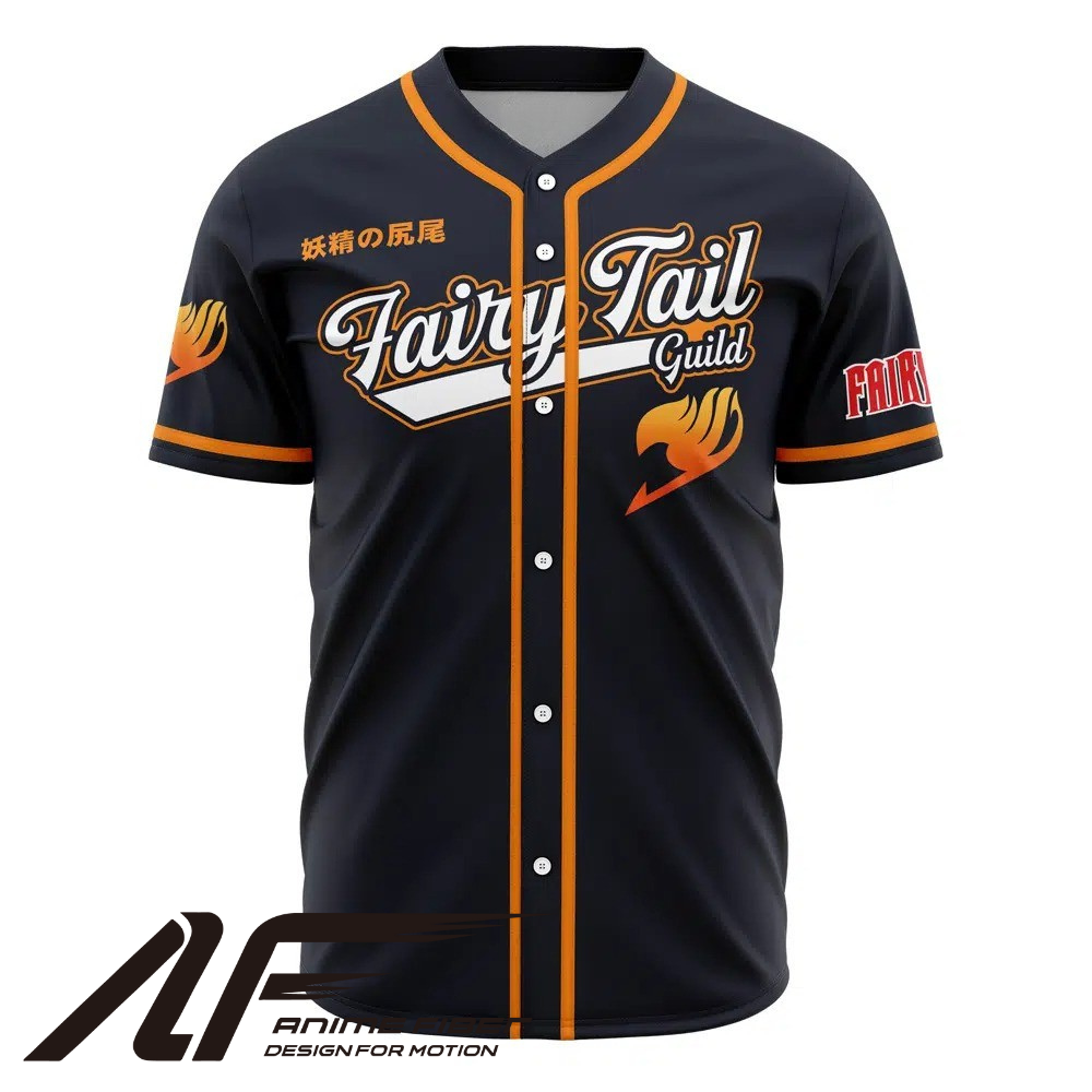 Fairy Tail Baseball Jersey | Fairy Tail Anime Jersey