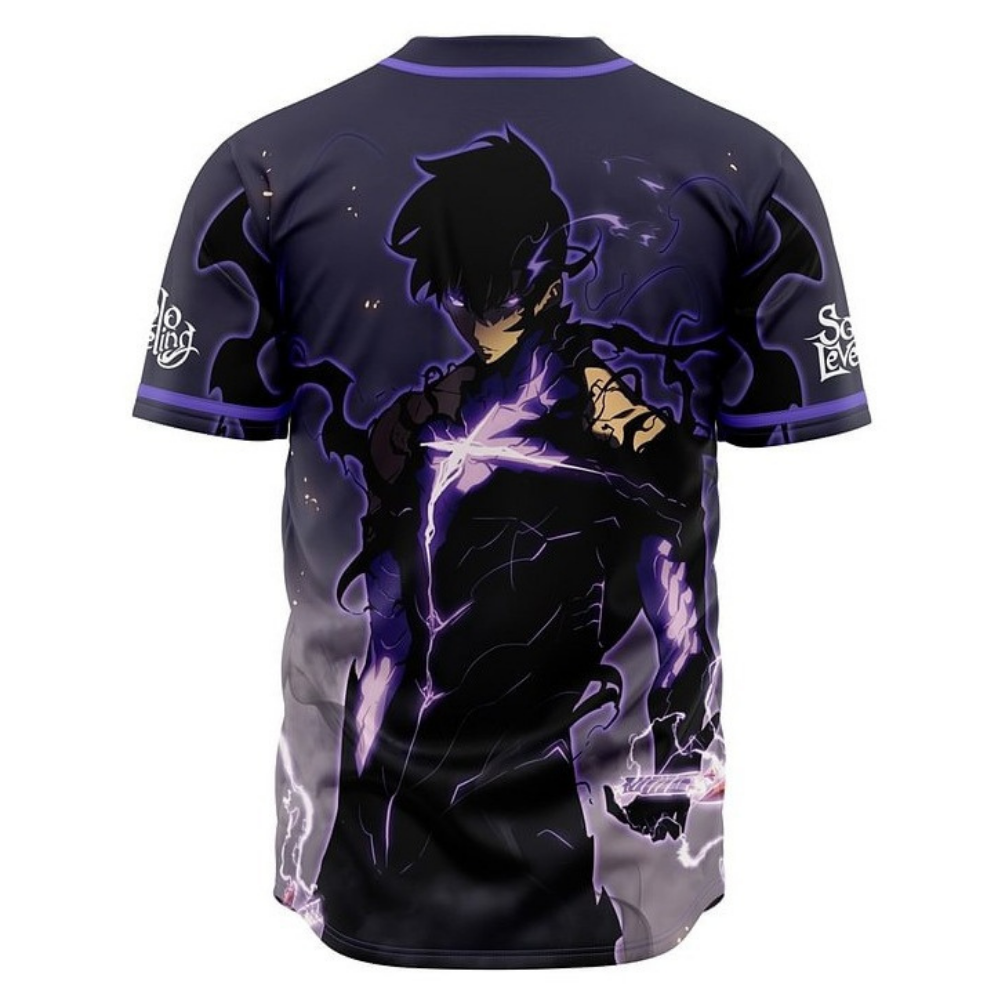Solo Leveling Anime Baseball Jersey | Shadow Monarch Streetwear