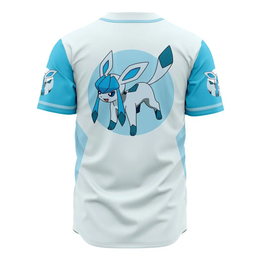Glaceon Baseball Jersey | Pokémon Anime Jersey