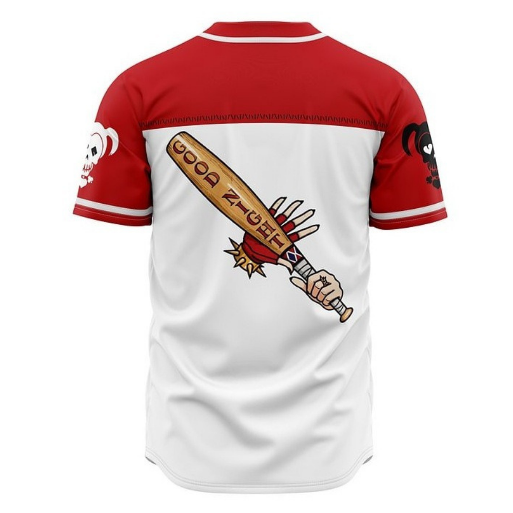 Daddy's Lil Monster Anime Baseball Jersey | Harley Quinn Streetwear