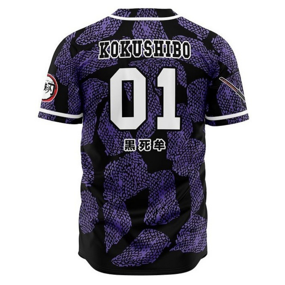 Upper Moons Anime Baseball Jersey | Demonslayer Streetwear