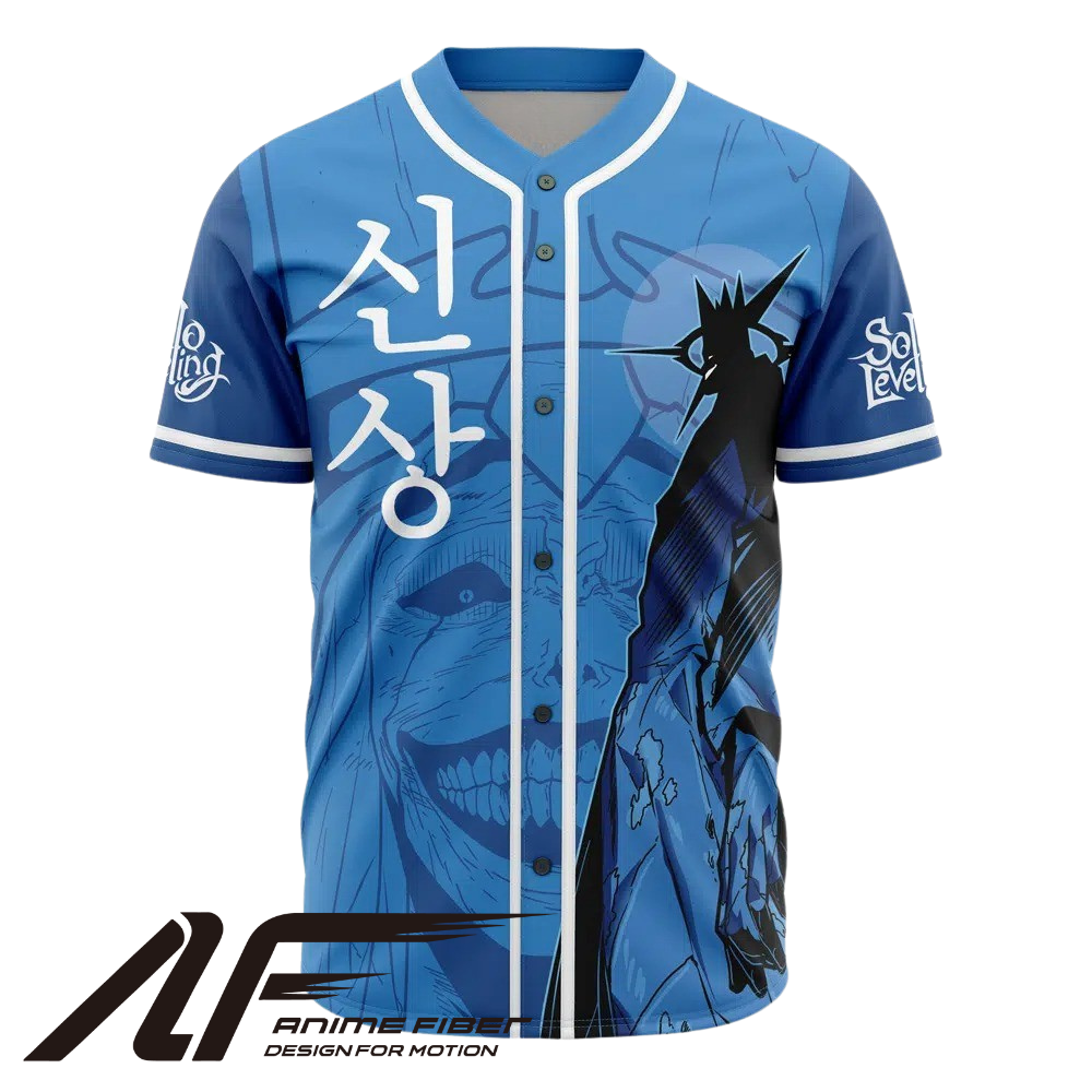 Sung Jin-Woo Baseball Jersey | Solo Leveling Anime Jersey