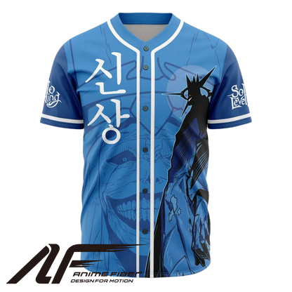 Sung Jin-Woo Baseball Jersey | Solo Leveling Anime Jersey