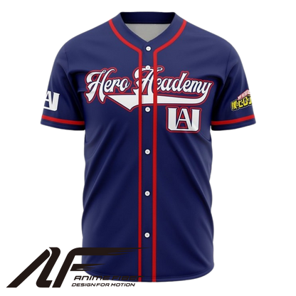 UA Hero Academy Baseball Jersey | My Hero Academia Anime Jersey