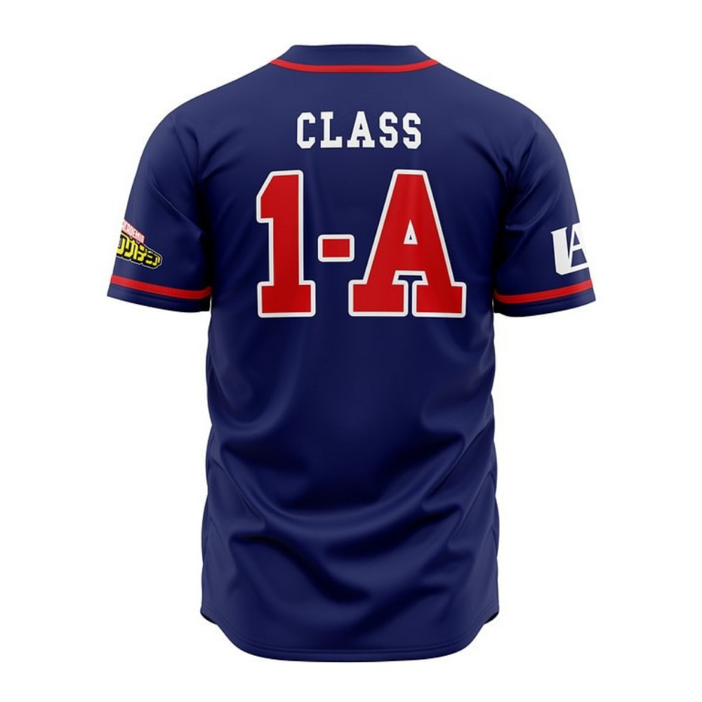 UA Hero Academy Baseball Jersey | My Hero Academia Anime Jersey