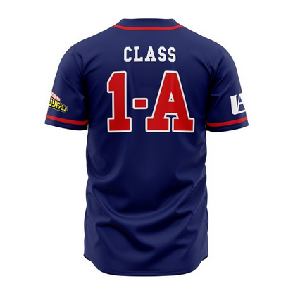UA Hero Academy Baseball Jersey | My Hero Academia Anime Jersey