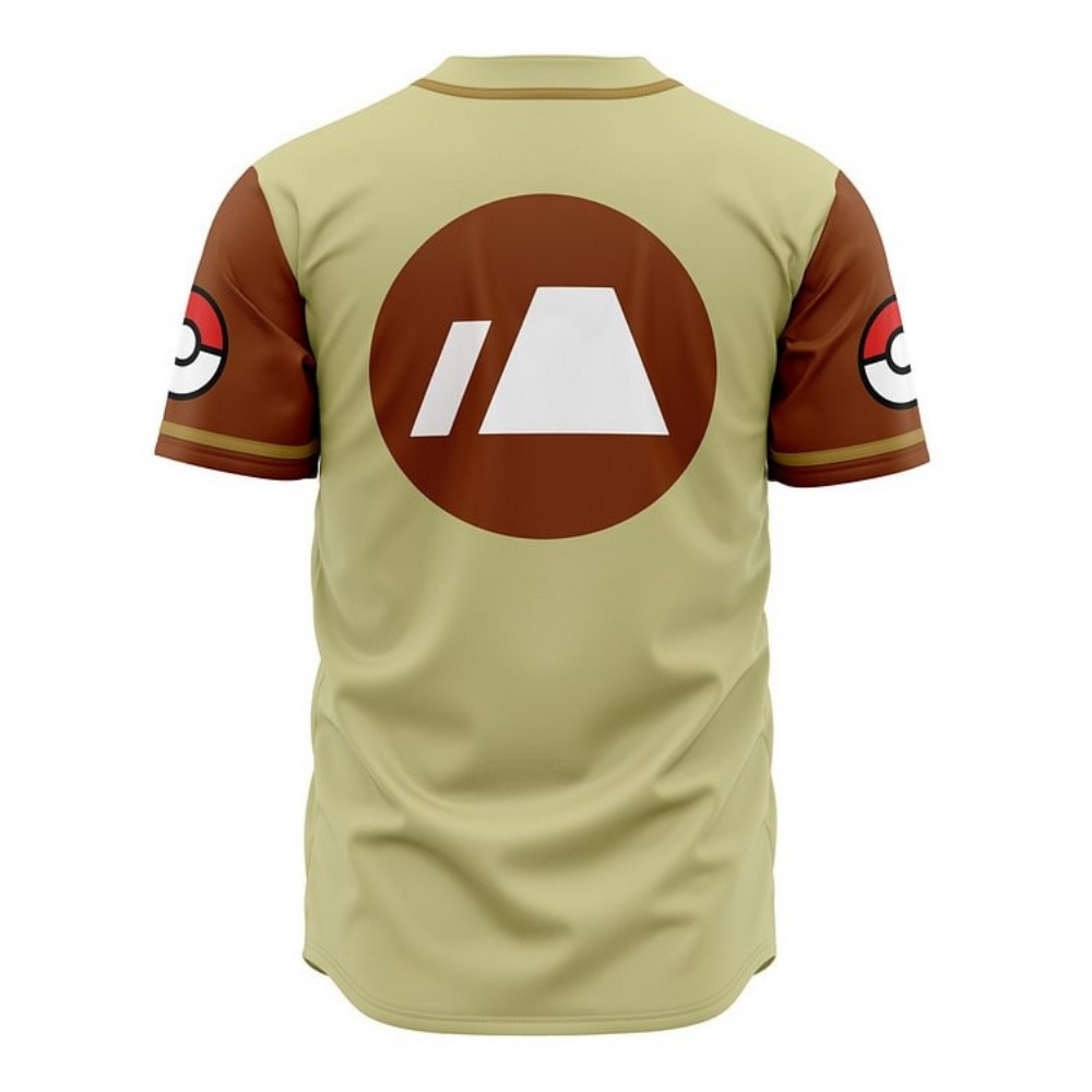 Earthquakes Baseball Jersey | Pokémon Anime Jersey