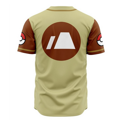 Earthquakes Baseball Jersey | Pokémon Anime Jersey