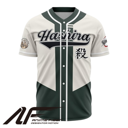 Hashira V2 Baseball Jersey | Demon Slayer Anime Jersey