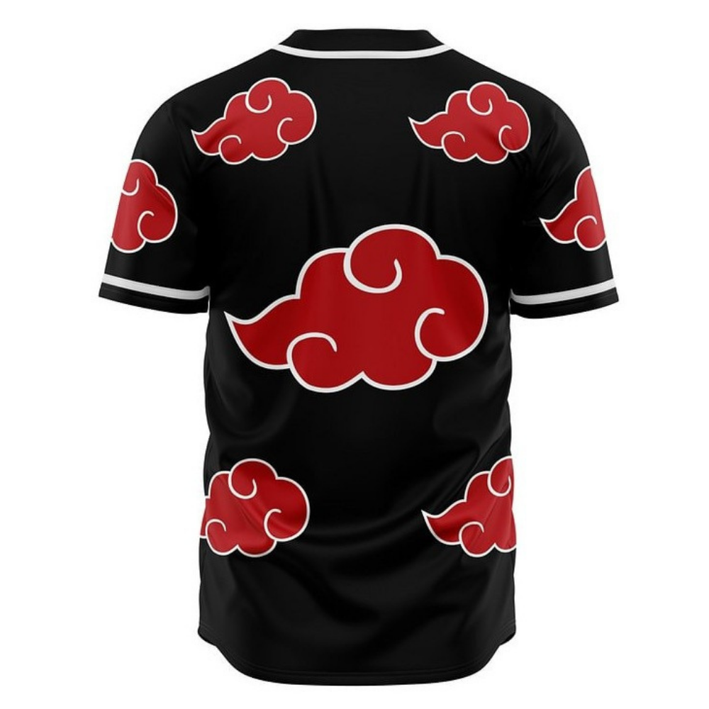 Akatsuki Cloud Anime Baseball Jersey | Naruto Streetwear