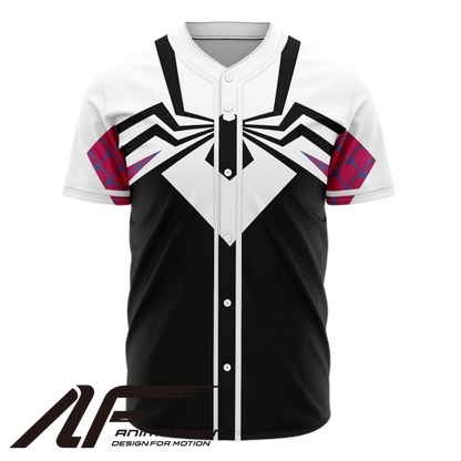 Venom Spider Baseball Jersey | Marvel Jersey