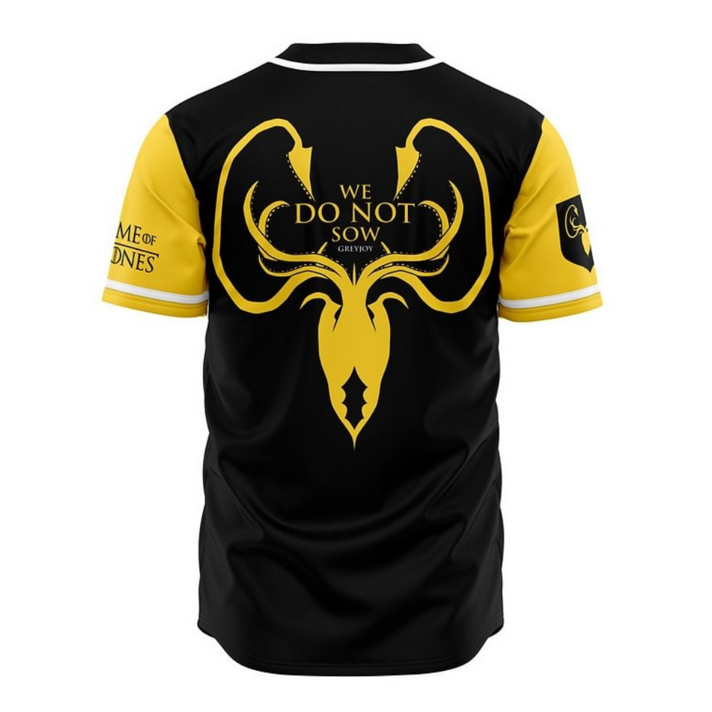 Greyjoys of Pyke Baseball Jersey | Game of Thrones Jersey
