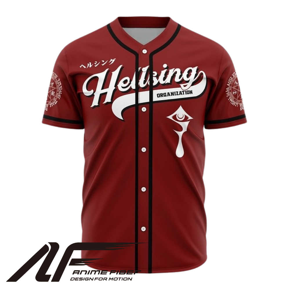 Hellsing Organization Baseball Jersey | Hellsing Anime Jersey