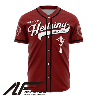 Hellsing Organization Baseball Jersey | Hellsing Anime Jersey