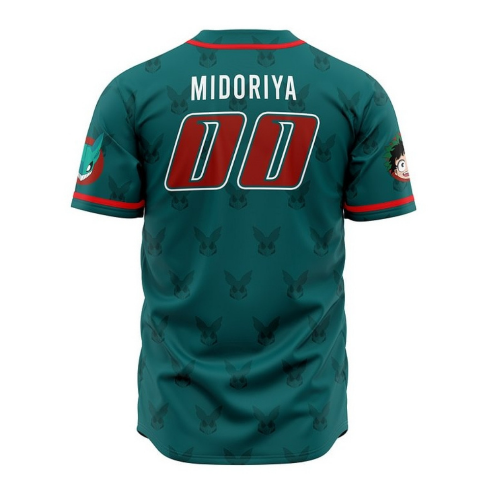 Deku Baseball Jersey | My Hero Academia Anime Jersey