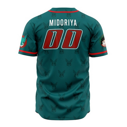 Deku Baseball Jersey | My Hero Academia Anime Jersey