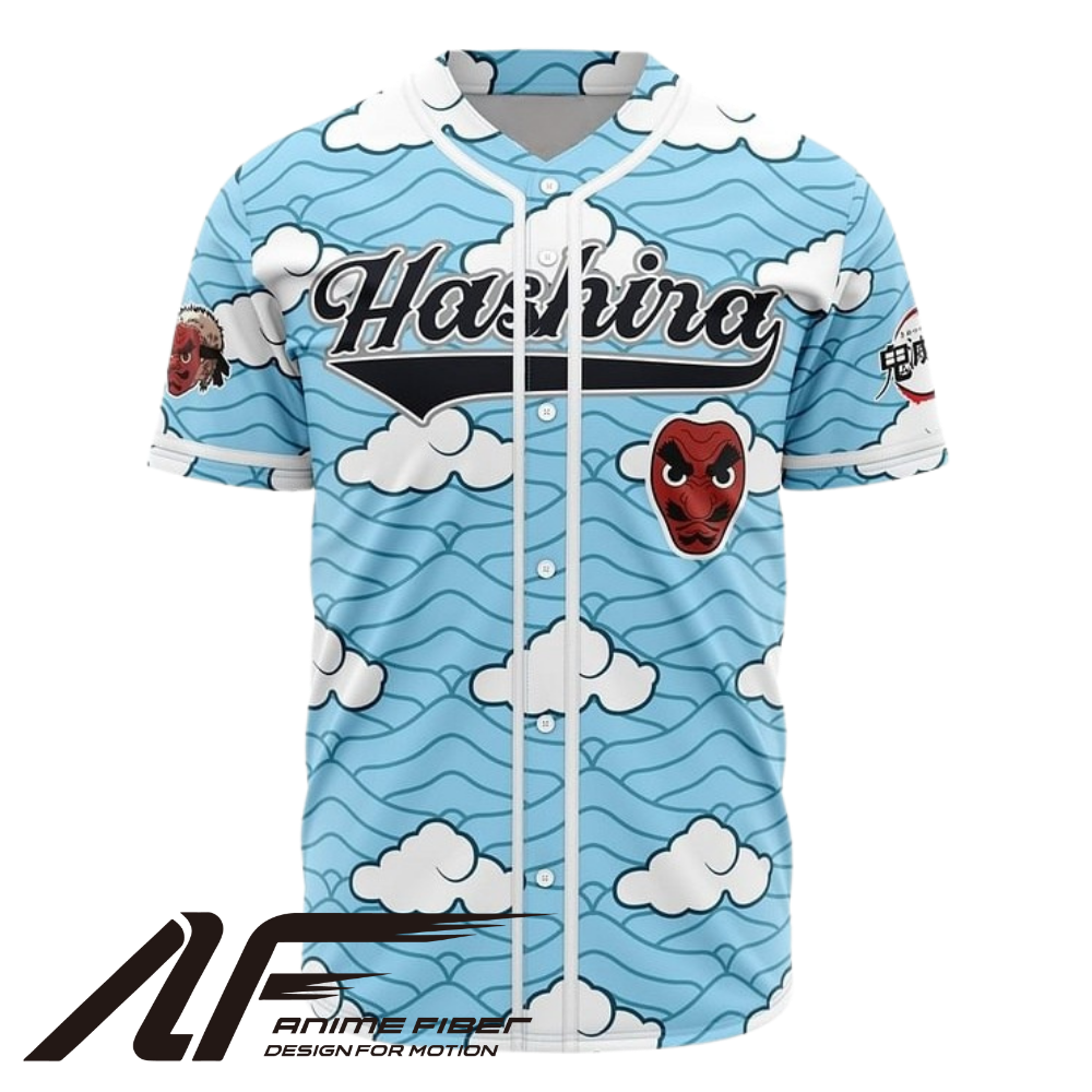 Hashira V3 Baseball Jersey | Demon Slayer Anime Jersey