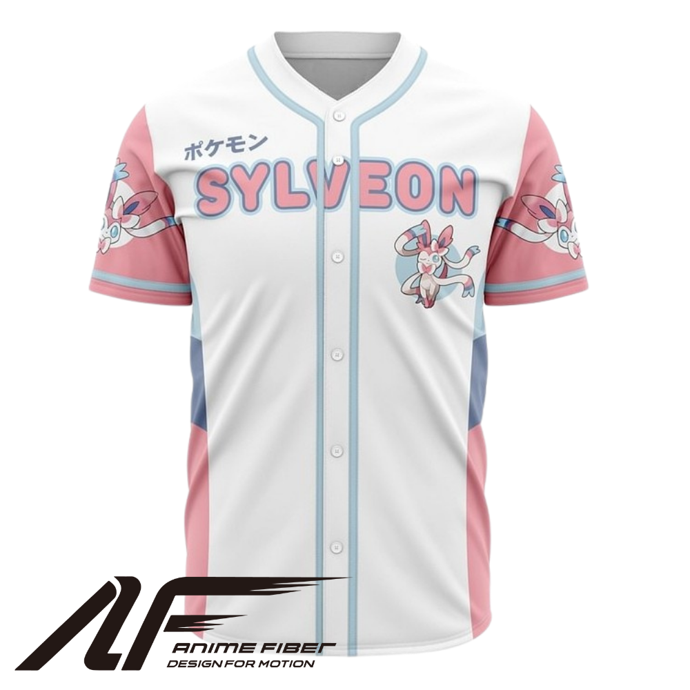 Sylveon Baseball Jersey | Pokémon Anime Jersey