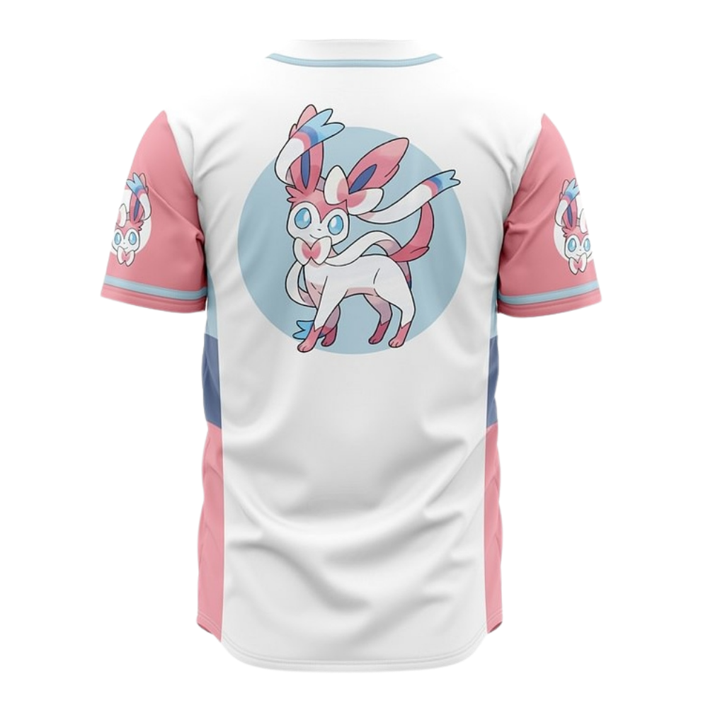 Sylveon Baseball Jersey | Pokémon Anime Jersey
