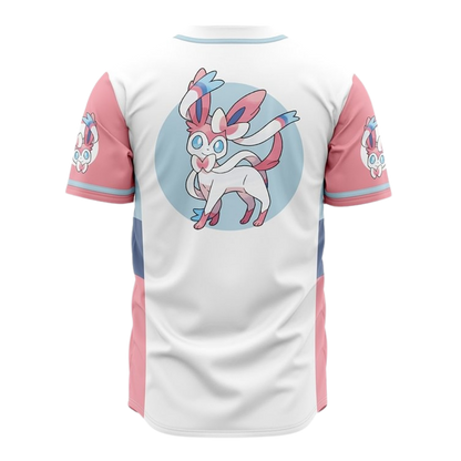 Sylveon Baseball Jersey | Pokémon Anime Jersey