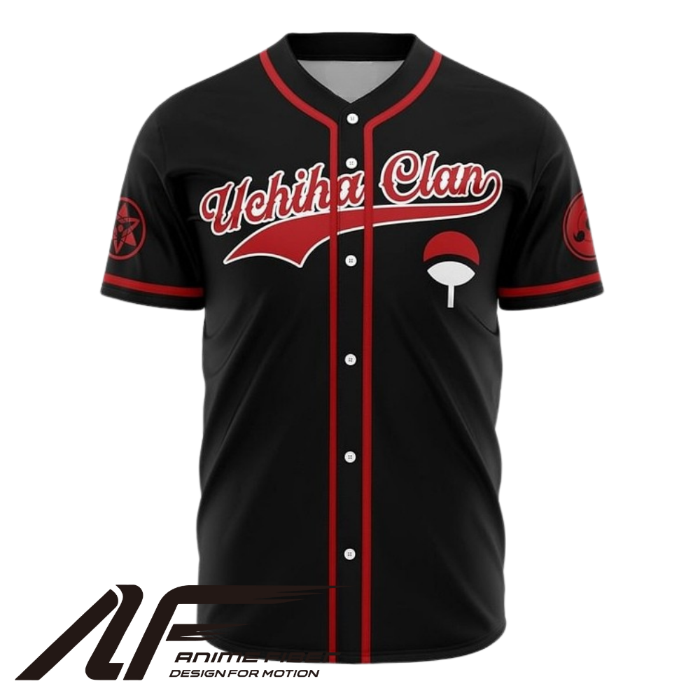Uchiha Clan Baseball Jersey | Naruto Anime Jersey
