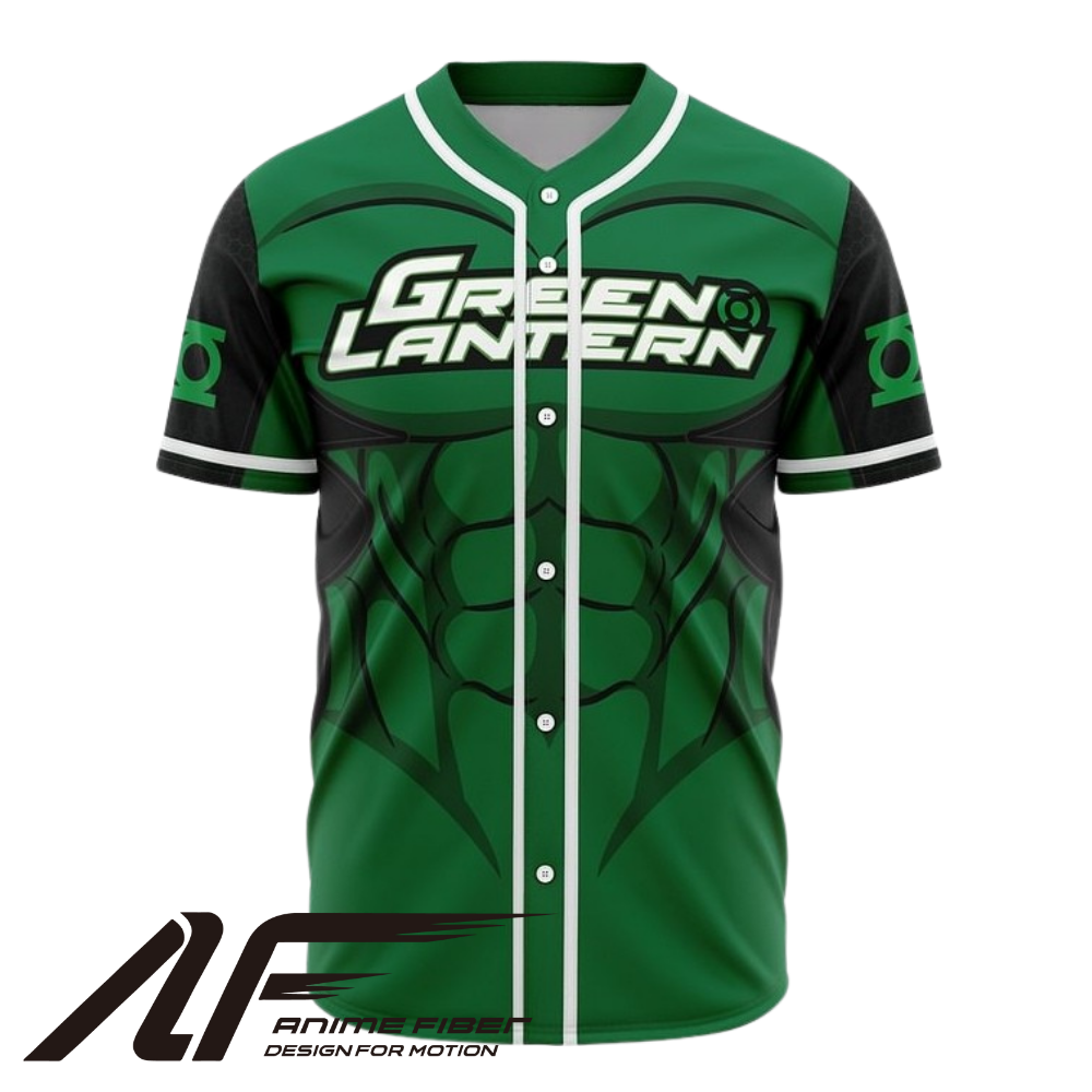 Green Lantern Baseball Jersey | DC Jersey