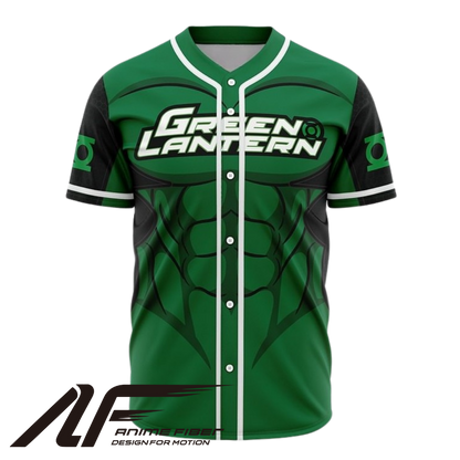 Green Lantern Baseball Jersey | DC Jersey