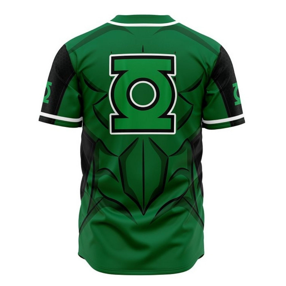 Green Lantern Baseball Jersey | DC Jersey