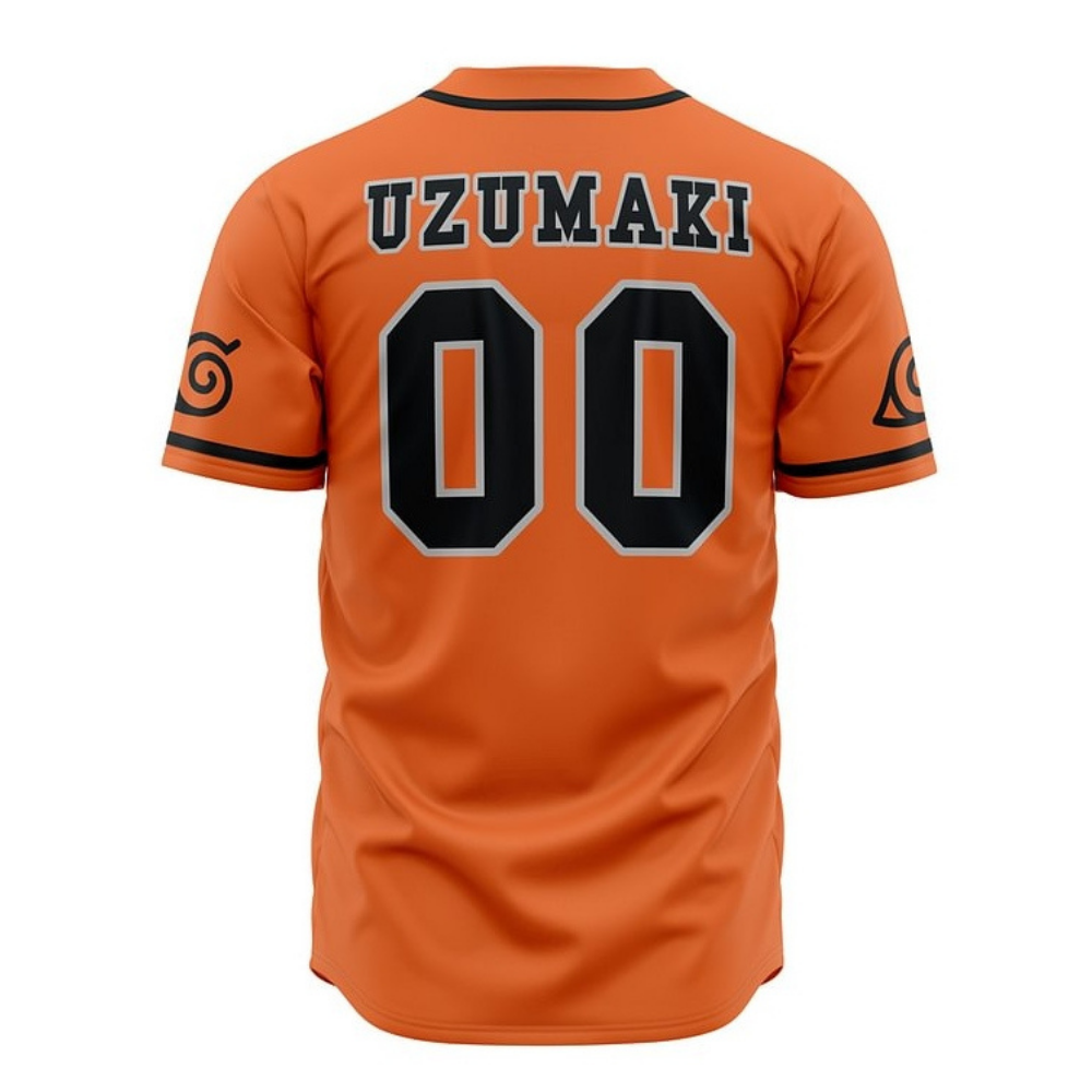 Konoha Baseball Jersey | Naruto Anime Jersey