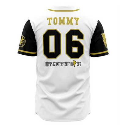 White Tigers Baseball Jersey | Power Rangers Jersey