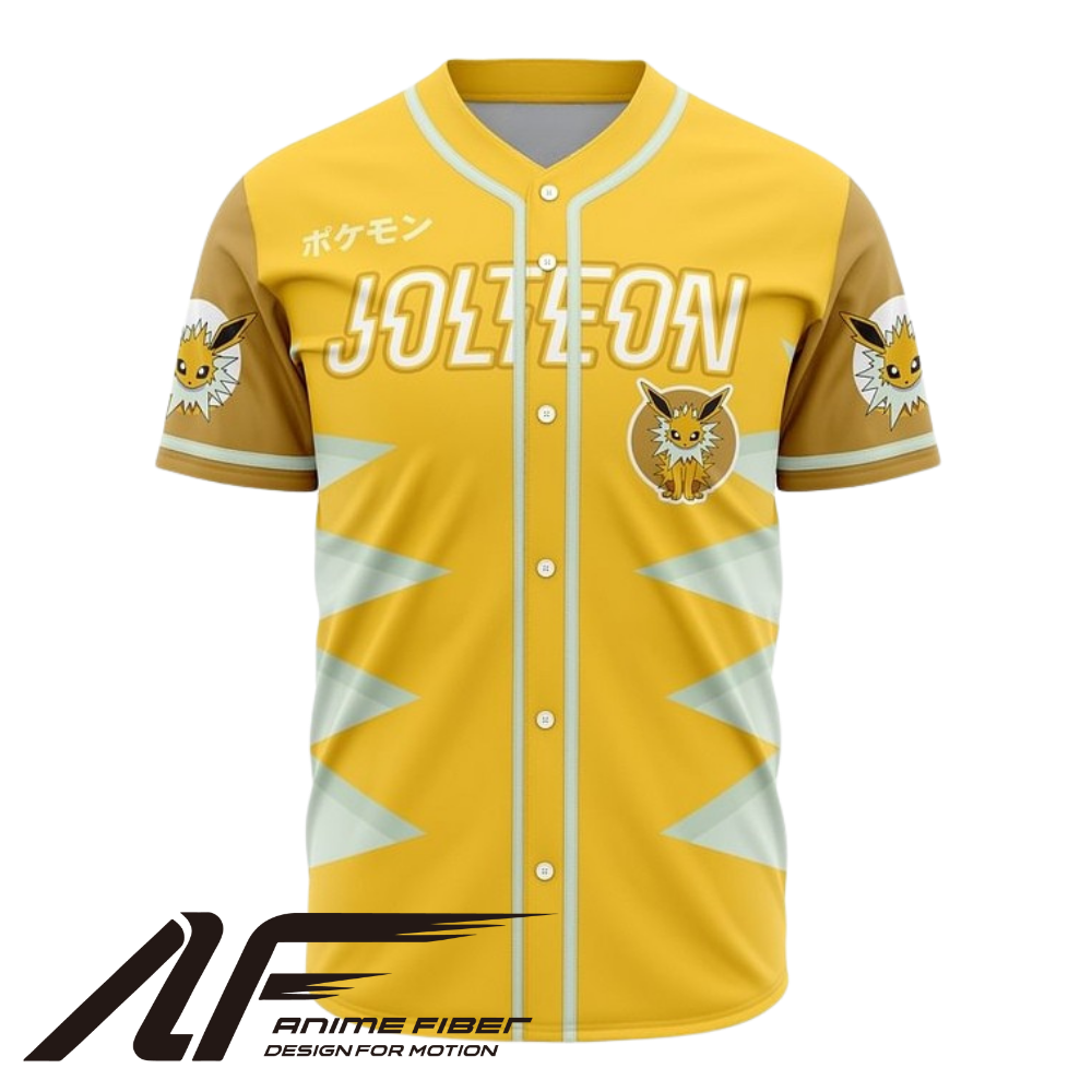 Jolteon Baseball Jersey | Pokémon Anime Jersey