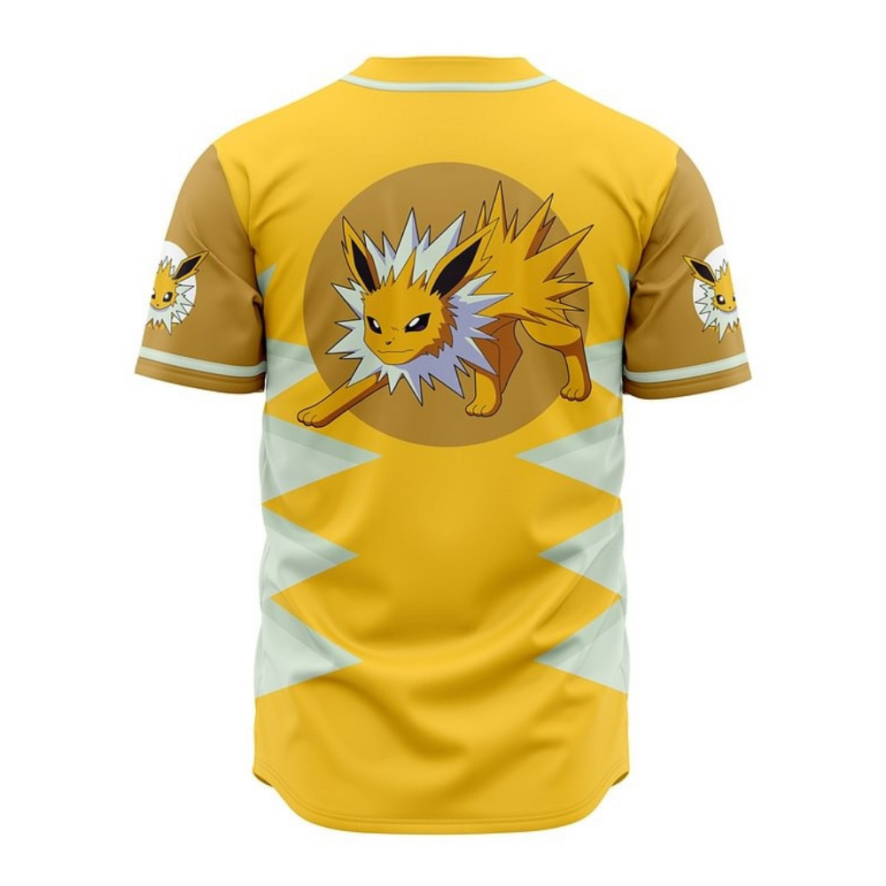 Jolteon Baseball Jersey | Pokémon Anime Jersey