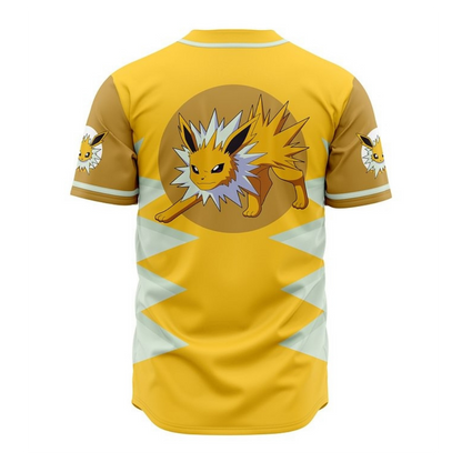 Jolteon Baseball Jersey | Pokémon Anime Jersey