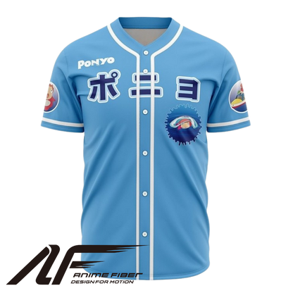 Ponyo Baseball Jersey | Studio Ghibli Anime Jersey