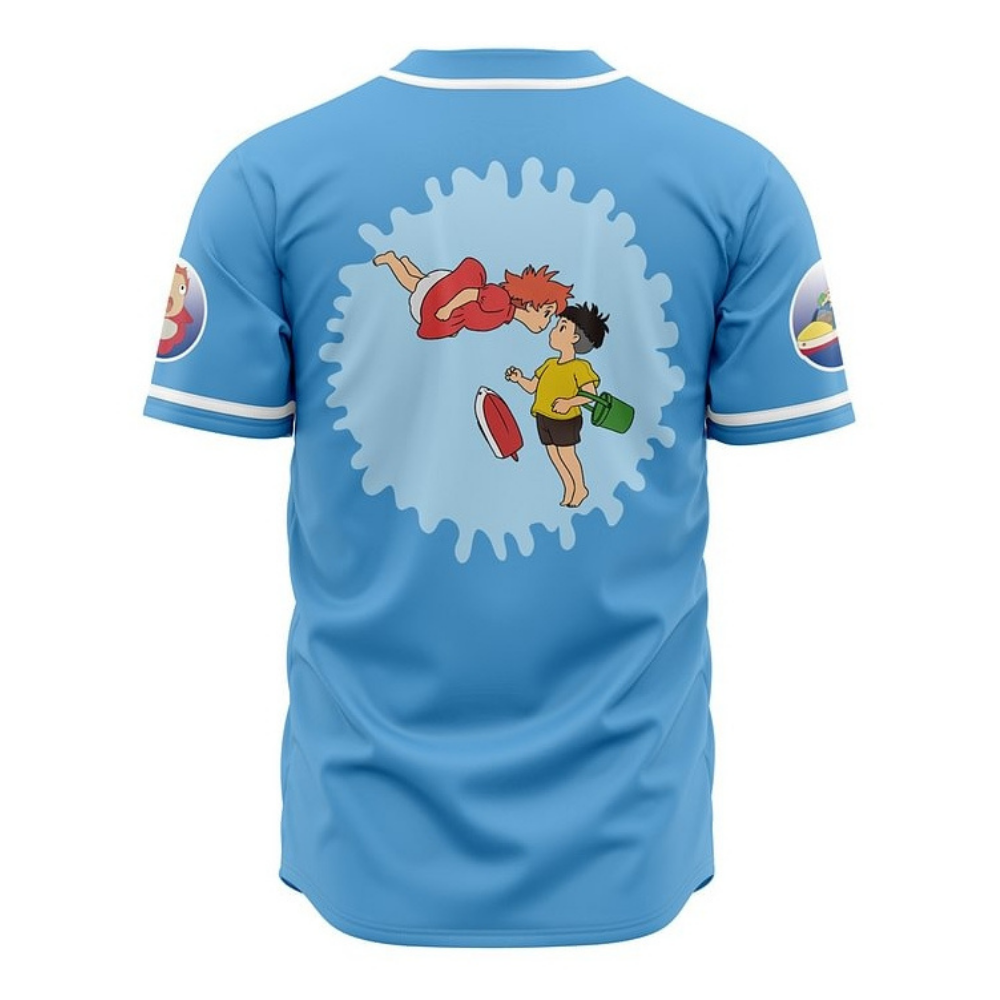 Ponyo Baseball Jersey | Studio Ghibli Anime Jersey