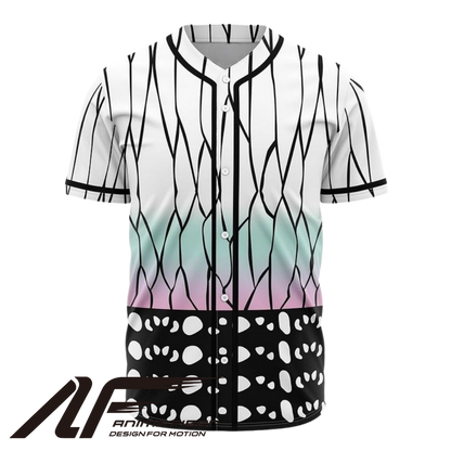 Shinobu Kocho Baseball Jersey | Demon Slayer Anime Jersey