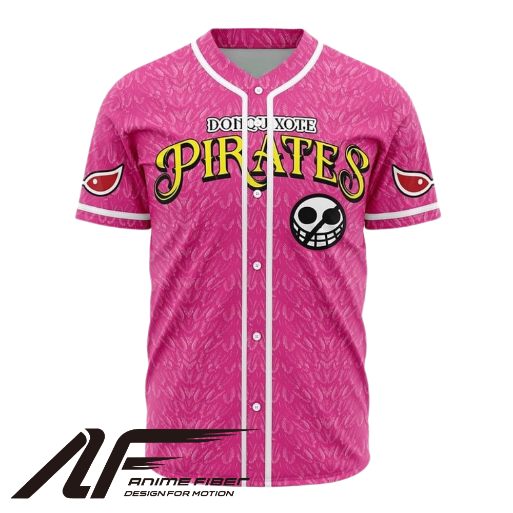 Donquixote Pirates Baseball Jersey | One Piece Anime Jersey