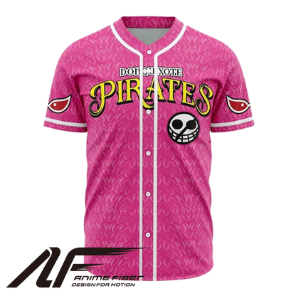 Donquixote Pirates Baseball Jersey | One Piece Anime Jersey