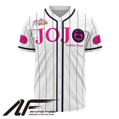 JoJo Golden Wind Baseball Jersey | JoJo's Bizarre Adventure Anime Jersey